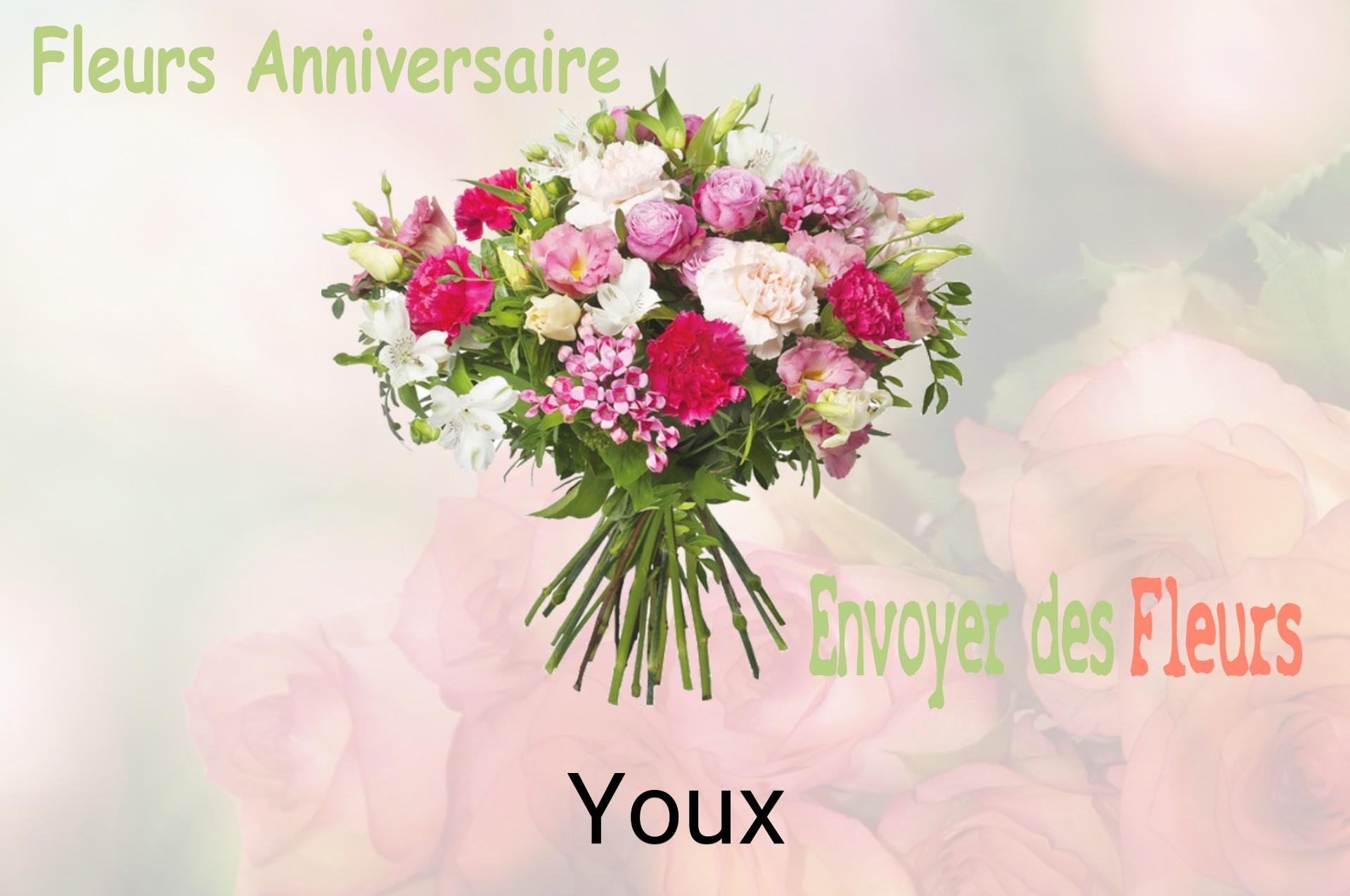 Bouquet de fleurs d’anniversaire livré à Youx